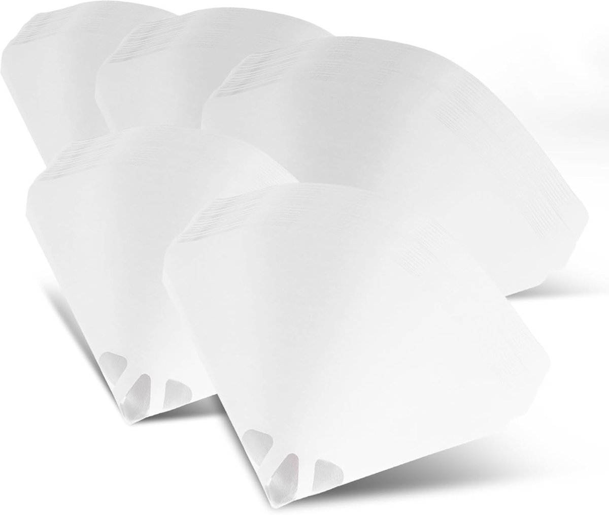 100 stuks lakzeef, lakfilter, harsfilter, papierzeef, papieren trechter, wegwerpfilterpapier 190 micron, met conische siliconen trechterfilter, voor autolak, kunst en ambachten, keukenoliefilter