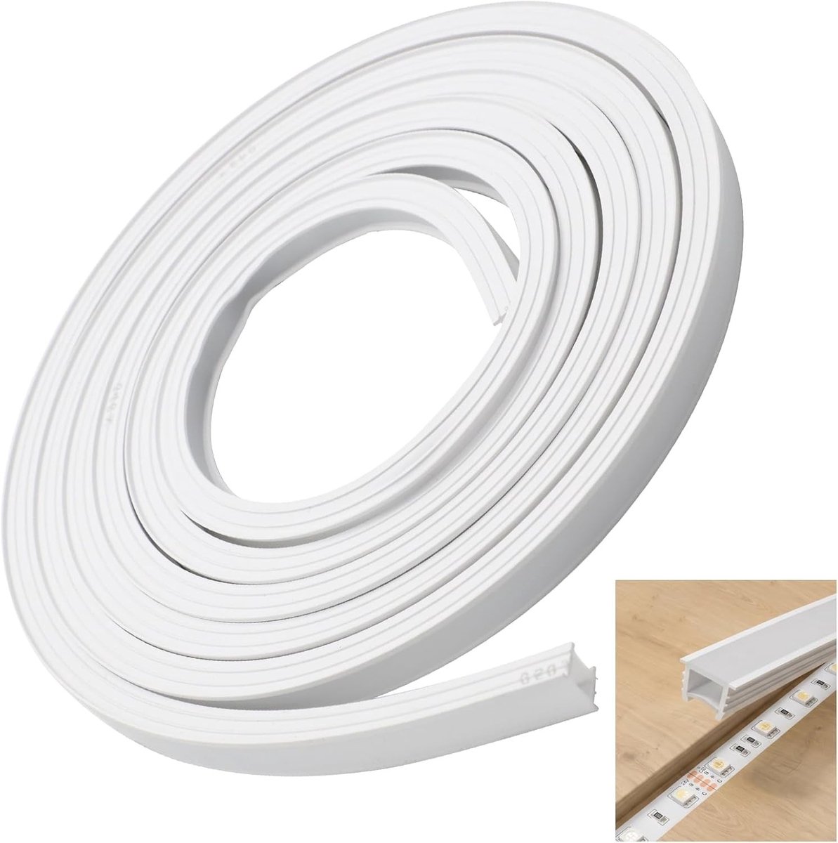 Flexibele LED Strip Diffuser voor Neon Effect, 3M Silicone Profiel voor Verlichting