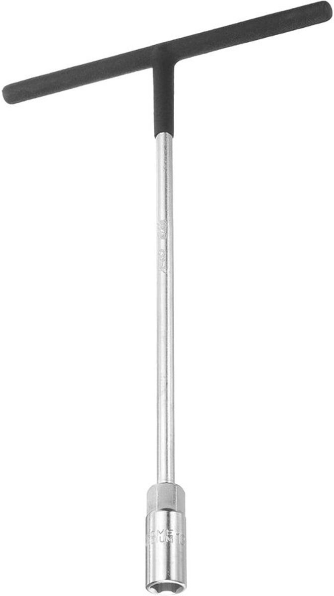T-greep Steeksleutel - Dopsleutel - Reparaties Uitvoeren - 6-punts Binnenzeskant - 13 mm - Zilver/Zwart