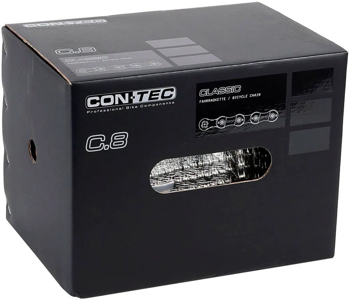 Contec Ketting Classic C. C.8, 8-Speed, Werkplaatsverpakking À 30 Meter, Incl. 25 Verbindingsschake