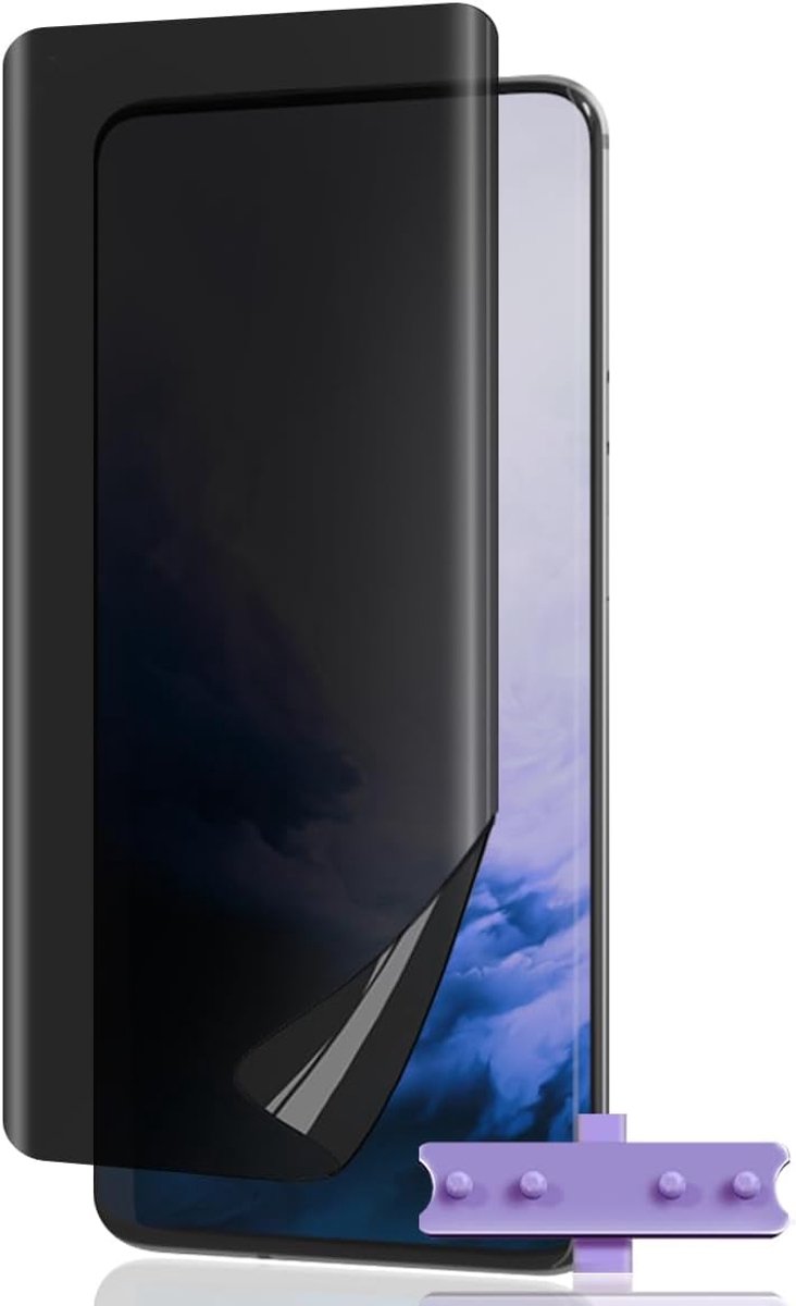 Privacy Displaybeschermfolie voor OnePlus 7 Pro, anti-spy TPU, zachte displaybeschermfolie voor OnePlus 7 Pro [geen gehard glas], privacybeschermfolie voor OnePlus 7 Pro