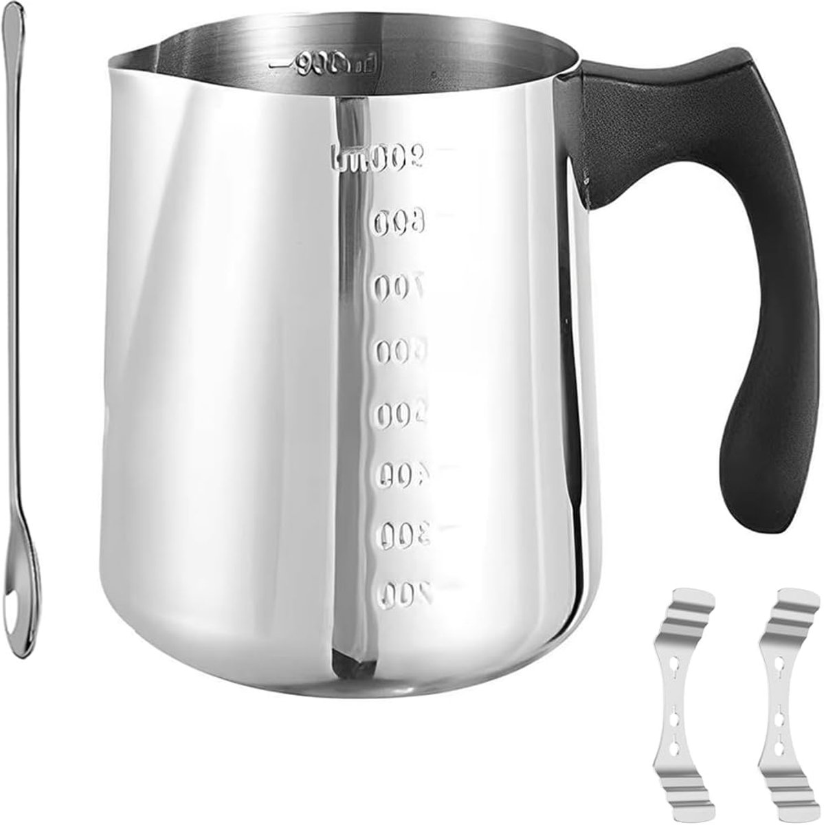 Kaars Maken Kruik, 900ml Kaars Smeltpot, Kaars Wax Smeltpot met Hittebestendige Handvat, Dripless Gieten Pitcher Kaars Maken Pot, Kaars maken Gietpot voor het maken van kaarsen