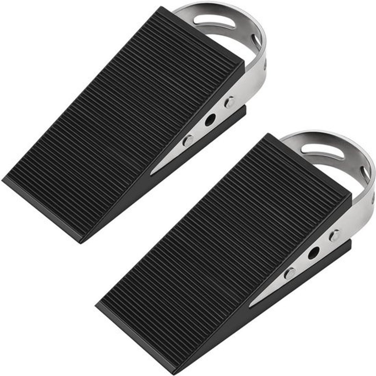Zware Deurstopper Met Antislip Rubber Voor Binnengebruik – 2 Stuks