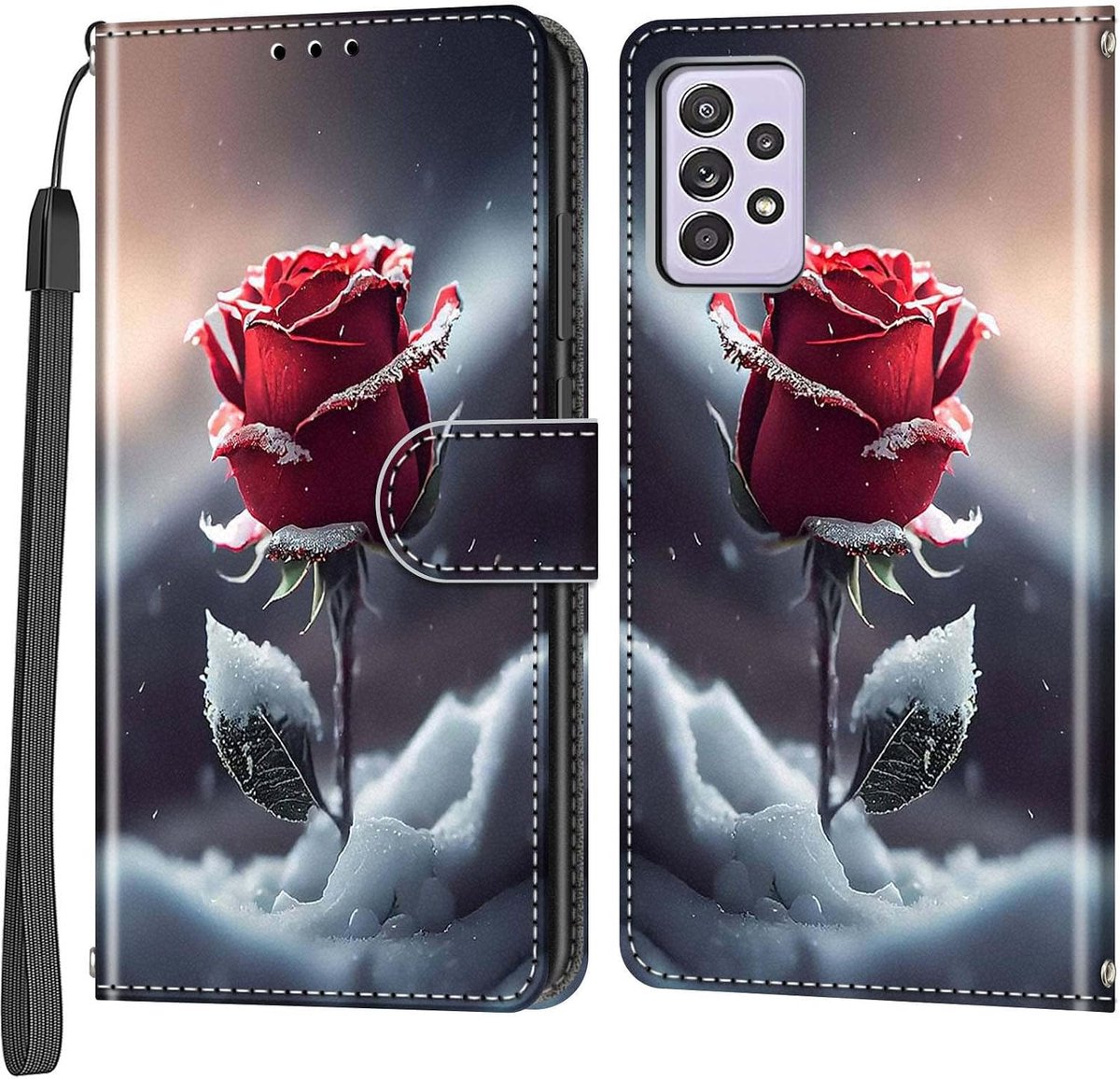 Hoesje voor Samsung Galaxy A52 4G/5G/A52s 5G, Rosen