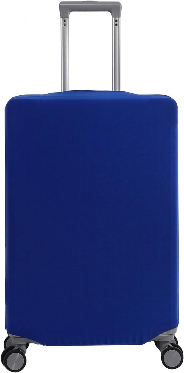 1 stuk kofferhoes, kofferhoes, elastische kofferbescherming, kofferhoes, beschermhoes, bagagehoes voor koffer, wasbaar, kofferhoes, krasbestendige kofferhoes, beschermhoes (S, blauw)