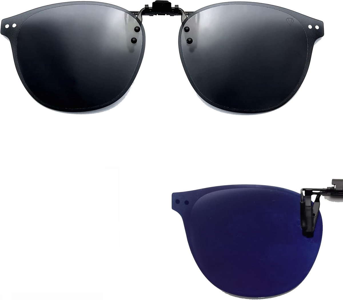Zonnebrilclip, Opklapbaar en Ultralicht, Zonnebriloverzetbril, Heren, Dames, 100% UV-bescherming