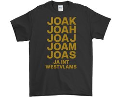 West-Vlaams Dialect Shirt – JOAK JOAH JOAJ JOAM JOAH JOAS – Stoer en Modern – Unisex T-Shirt voor Dames & Heren – Leuk Cadeau
