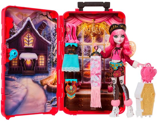 Monster High Skulltimate Secrets Cabinevakantie Speelset - Cupid Asteria Pop en Accessoires van Monster High — afbeelding 2