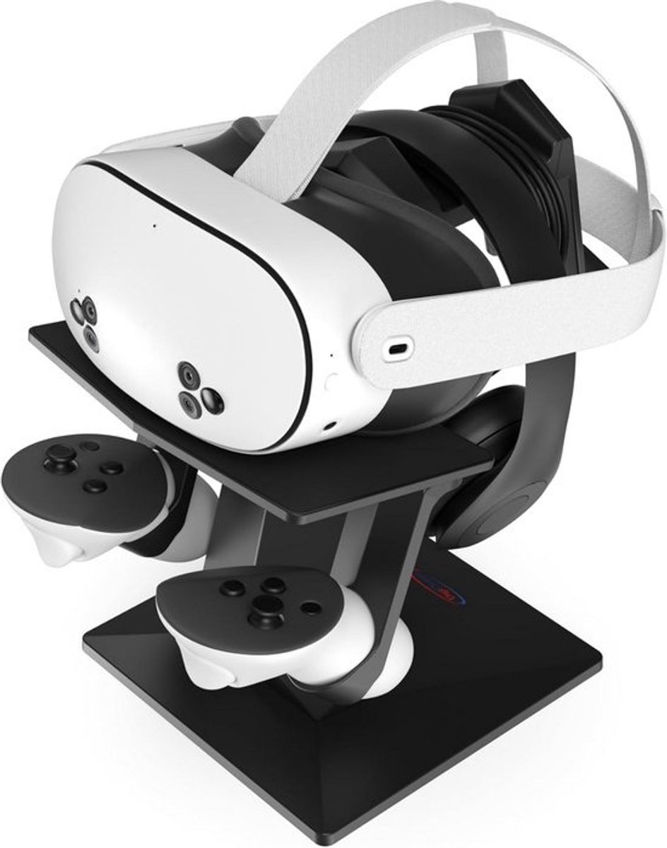 VR Headset Standaard voor Meta Quest en Oculus Quest - Oplaadbare Opbergstandaard - Zwart