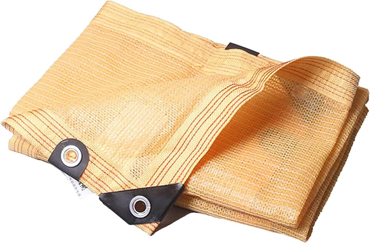 UV-bescherming Zonneschermdoek Mesh Stofbeschermer Schaduwluifel Zeil Schaduwnet voor planten Tuin Terrasbestendig Zwarte hoed Kas,2M*2M
