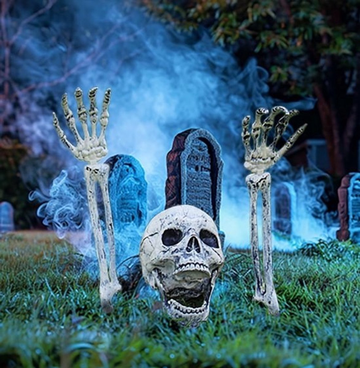 Halloween Decoraties Skelet Stakes Voor Buiten En Binnen - Spookhuis Decoraties