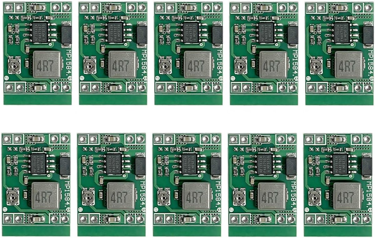 Buck-converter verstelbaar 4,5 V-28 V - compact - 3 A uitgangsstroom - ideaal voor LED en camera's - ShopVlot