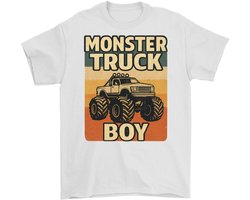Monster Truck Shirt – MONSTER TRUCK BOY – Kinder Outfit – Unisex T-Shirt voor Dames & Heren – Leuk Cadeau voor Jongens