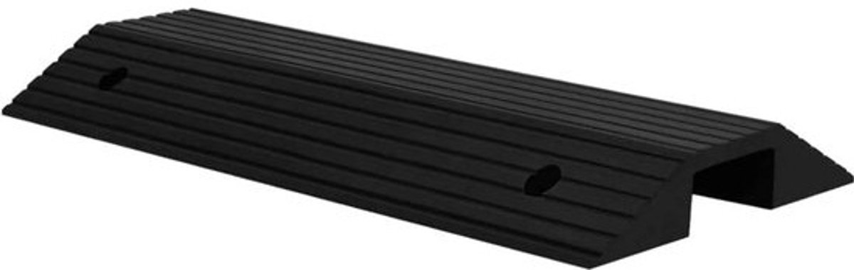 Rubberen Drempelbrug 80x40x8 cm Antislip voor Rolstoel en Scooter