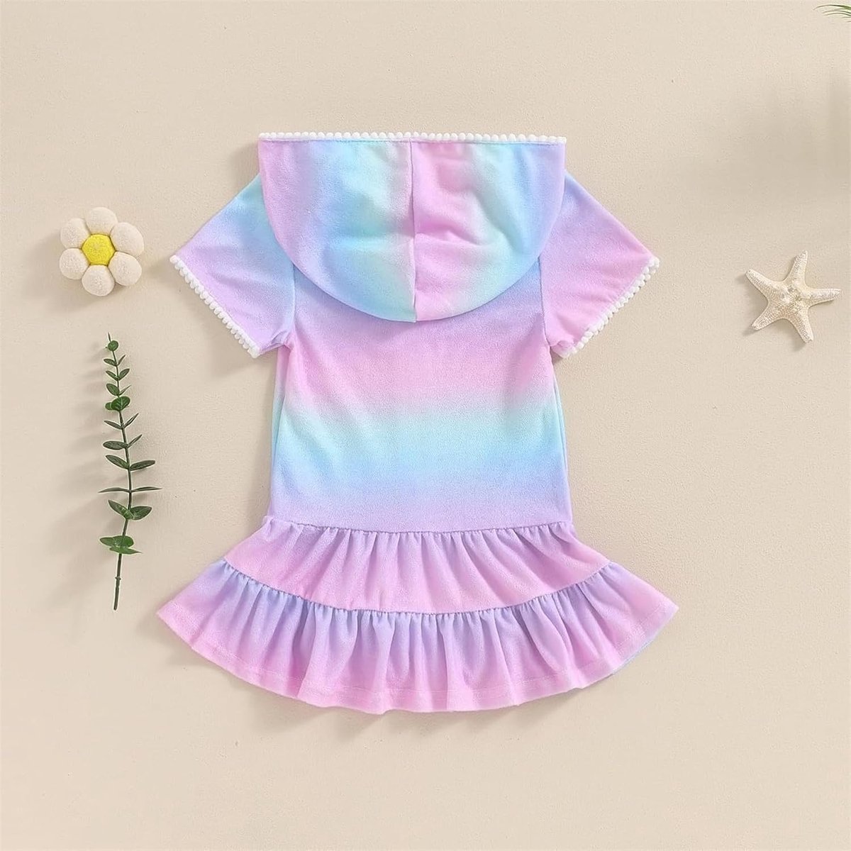 Jurk voor meisjes, eenhoorn, regenboog, tule, prinses, kostuum, party, verjaardag, show, schattig, modieus, kinderen, chic, mouwloos, A53