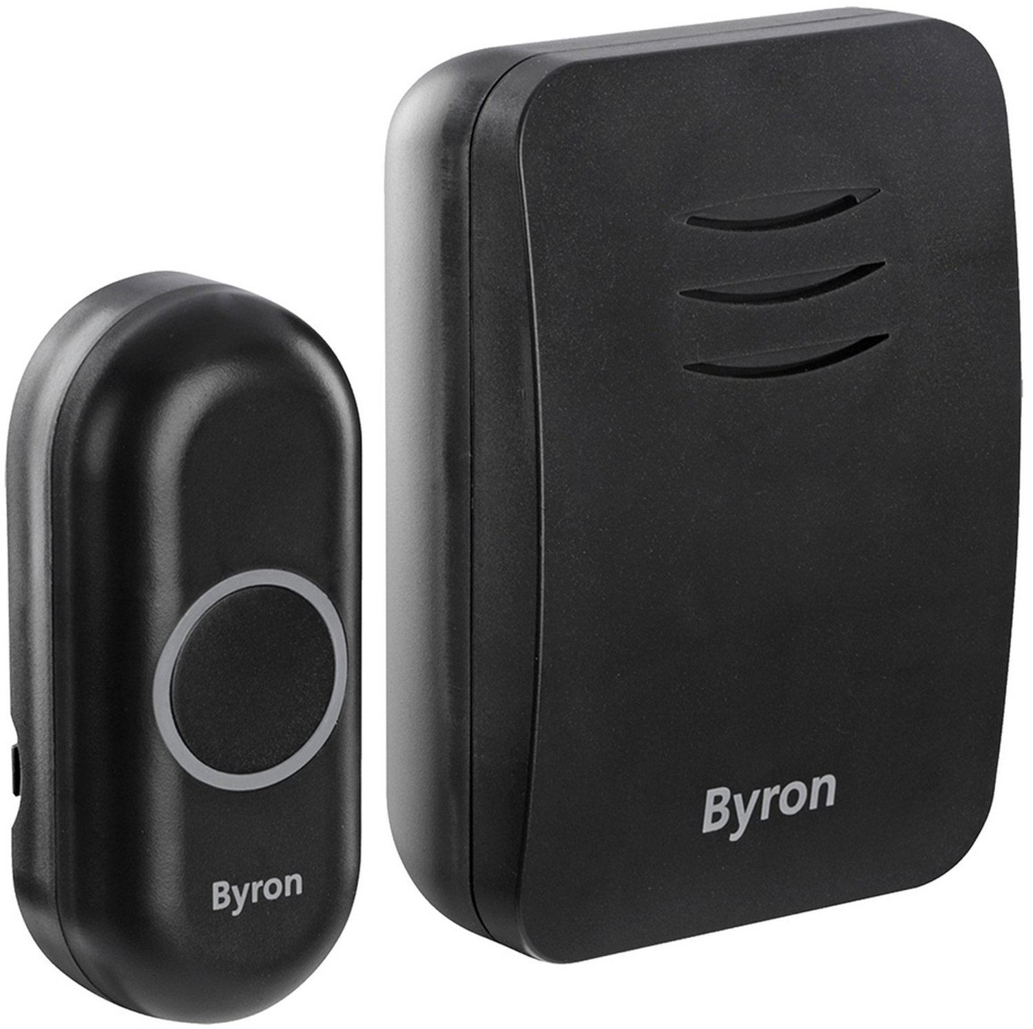 Byron Draadloze Plugin Deurbel - De Beldrukker Licht Op In Het Donker - Maximaal 36 Melodieën - Bereik Tot 100 Meter - Volume Instelbaar Tot 80 dB - 4 Volumeniveaus - Kleur Zwart