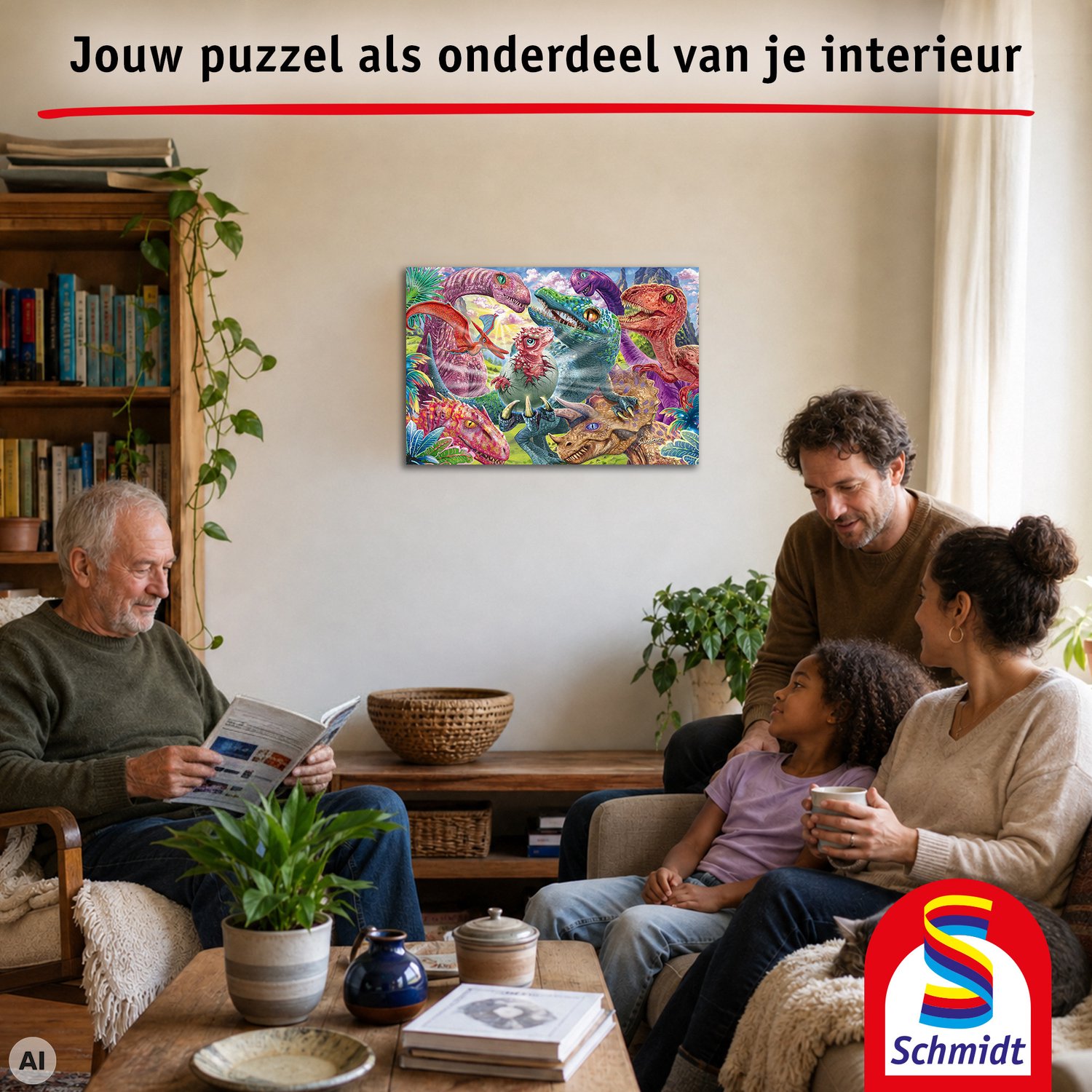 Schmidt - Legpuzzel - Kleine Dino’s Grote Avonturen - 100 stukjes - Kinderen - vanaf 6 jaar — afbeelding 2