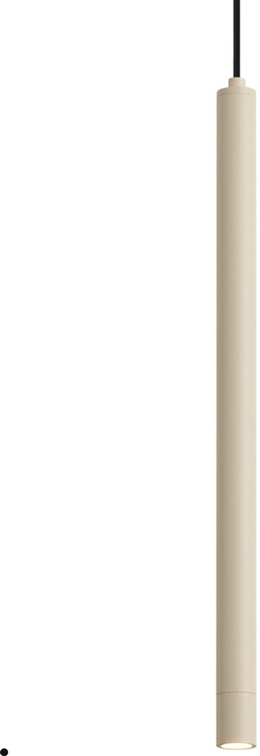 Qazqa moderne hanglamp - Chuba - beige, 8cm, ideaal als woonkamer lamp