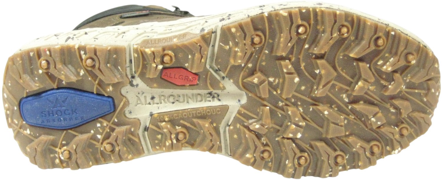 Allrounder by Mephisto - Heren wandelschoen half hoog - Veel demping - Bruin - Maat 43