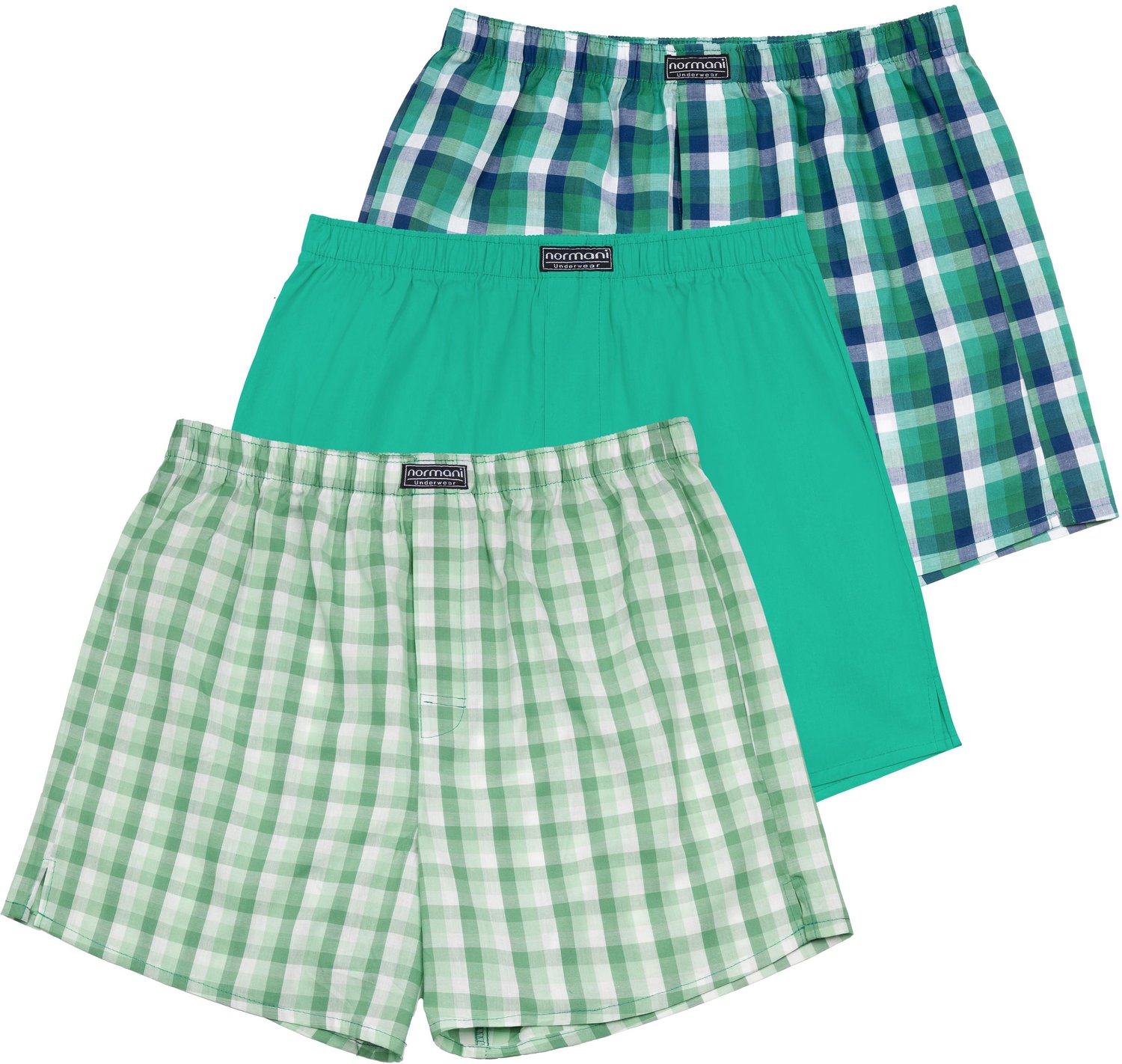 3 stuks geweven boxershorts voor heren