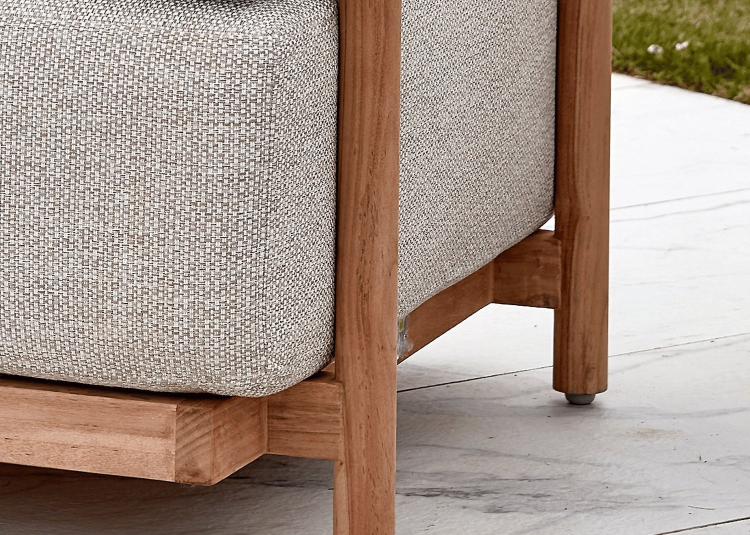 Apple Bee St. Lucia Fauteuil lounge en teck - 86 x 82 x 61 cm