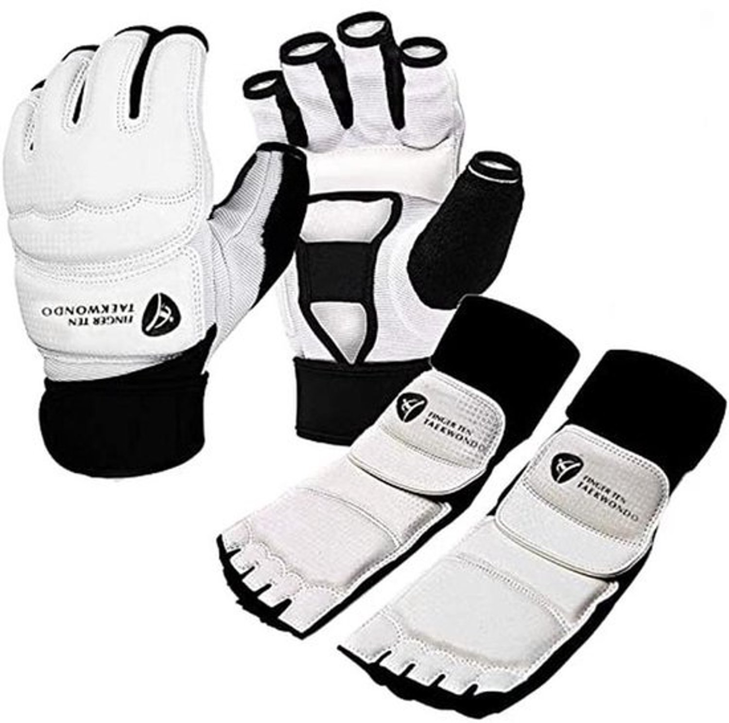 Taekwondo-sparringset - Handschoenen en voetbeschermers voor vechtsport