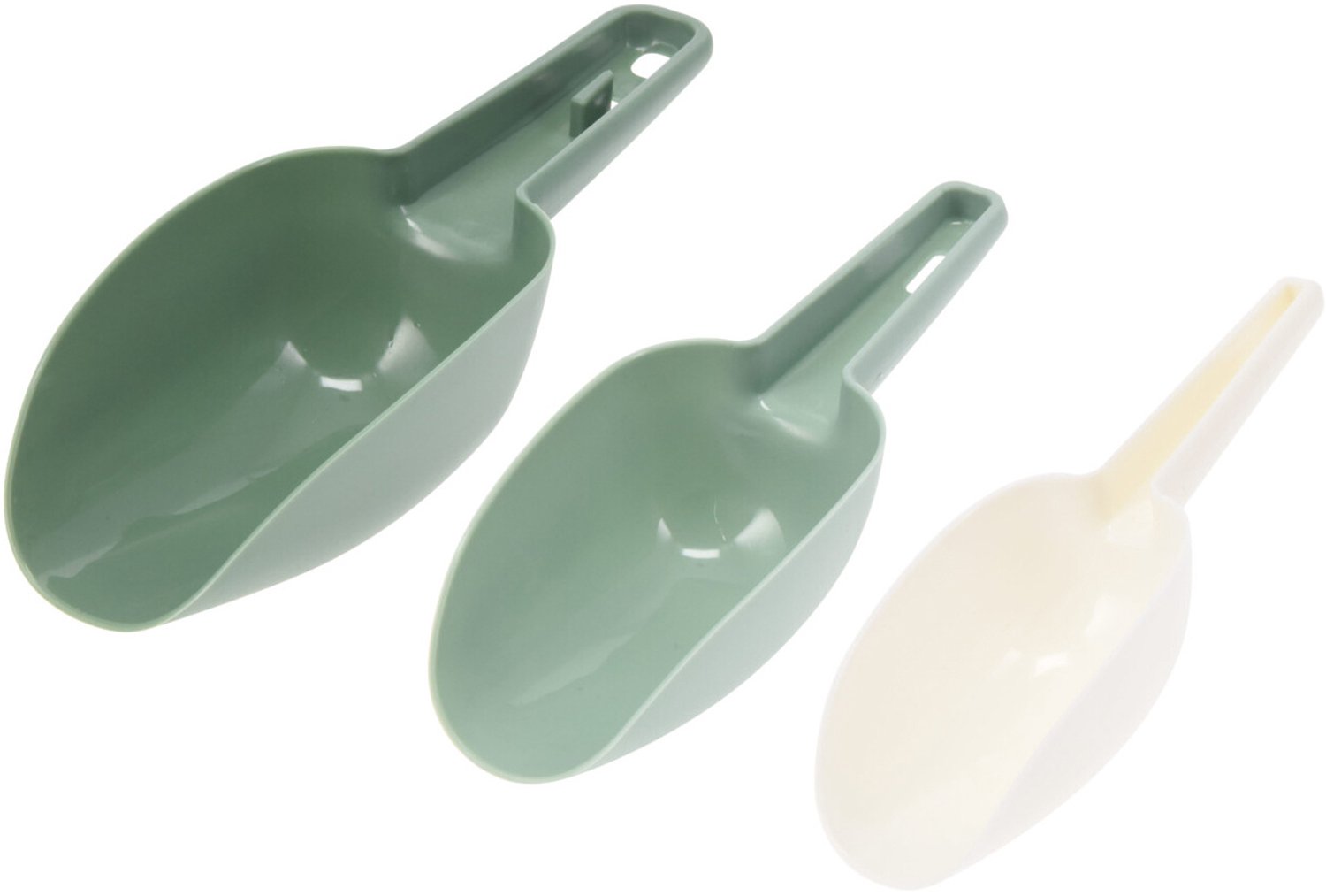 EH Excellent Houseware - Voedselschepjes, set van 3 stuks