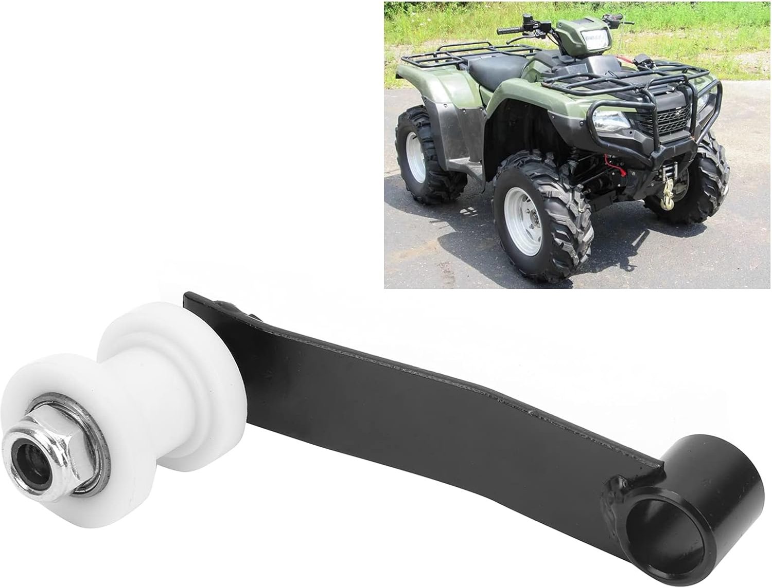 Dailygoods- Kettingrolgeleider - Kettingspanner ATV/crossmotor - Zware uitvoering - Duurzaam metaal/kunststof - Verbeterde veer - Naadloze stalen bus