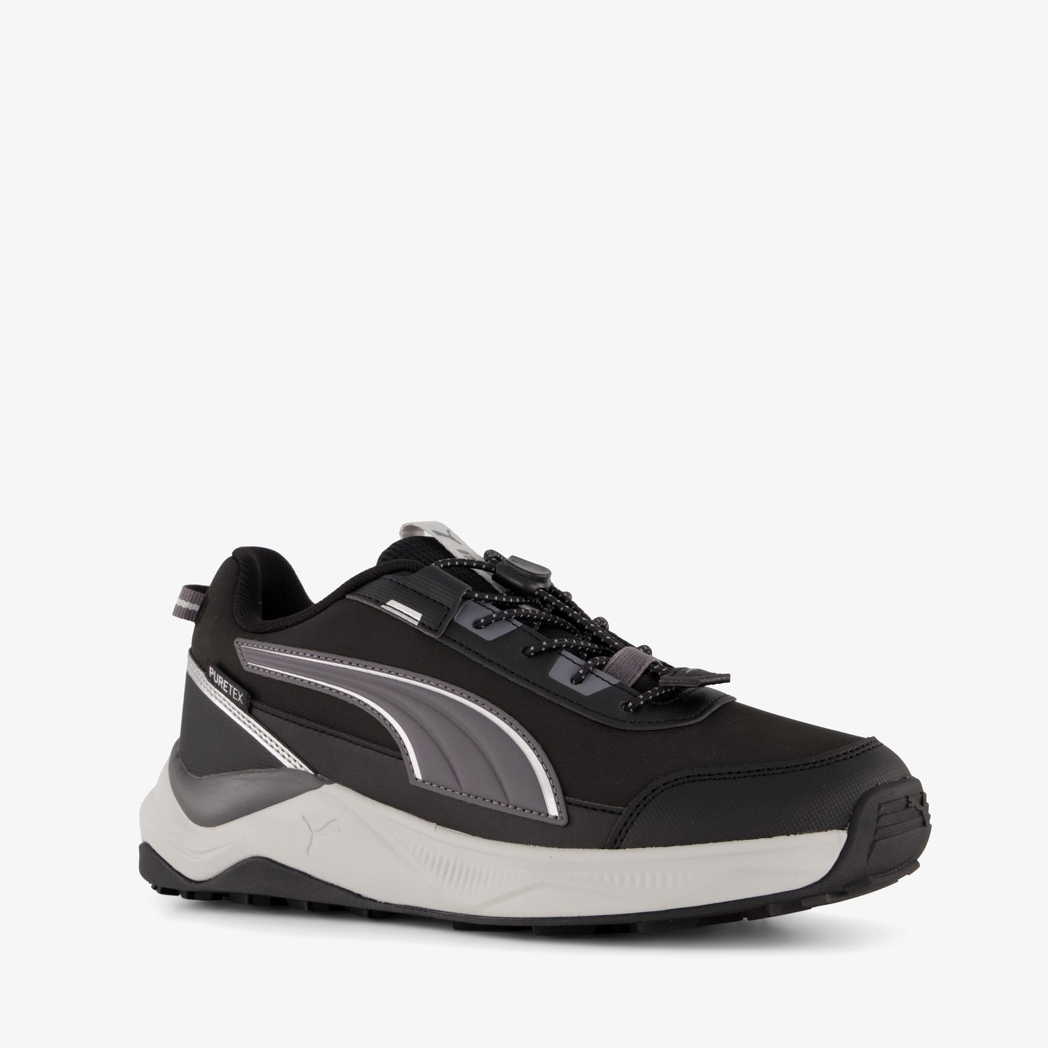 Puma Evolve 2.0 Trail Lo Jr kinder sneakers – Uitneembare zool Zwart