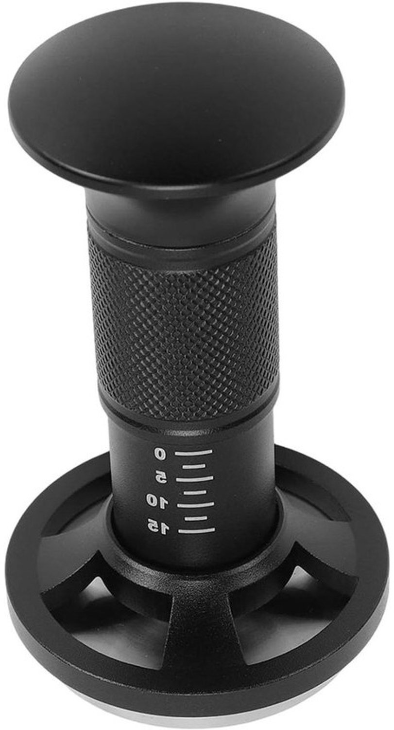 Koffietamper - Koffiepers om aan te stampen - Espresso bereiden - Verstelbare druk - 51 mm - Zilver