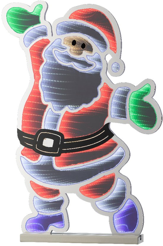 Lumineo kerstverlichting Infinity lights kerstman LED kleurrijk 60cm. van Lumineo — afbeelding 4