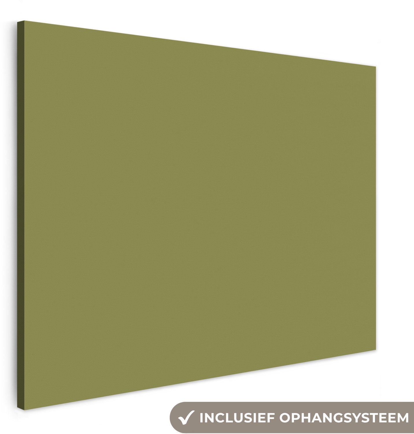 Canvas schilderij 160x120 cm - Exclusieve wanddecoratie Juniper - Groen - Organisch - Muurdecoratie woonkamer - Slaapkamer decoratie - Kamer accessoires - Schilderijen op canvas groot XXL