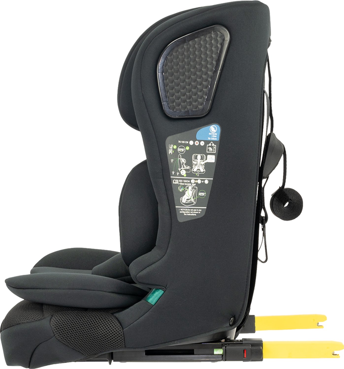 Novi Baby Josh Go I-Size Isofix Autostoel - Zwart - Geschikt vanaf 76 tot 150 cm – foto 3