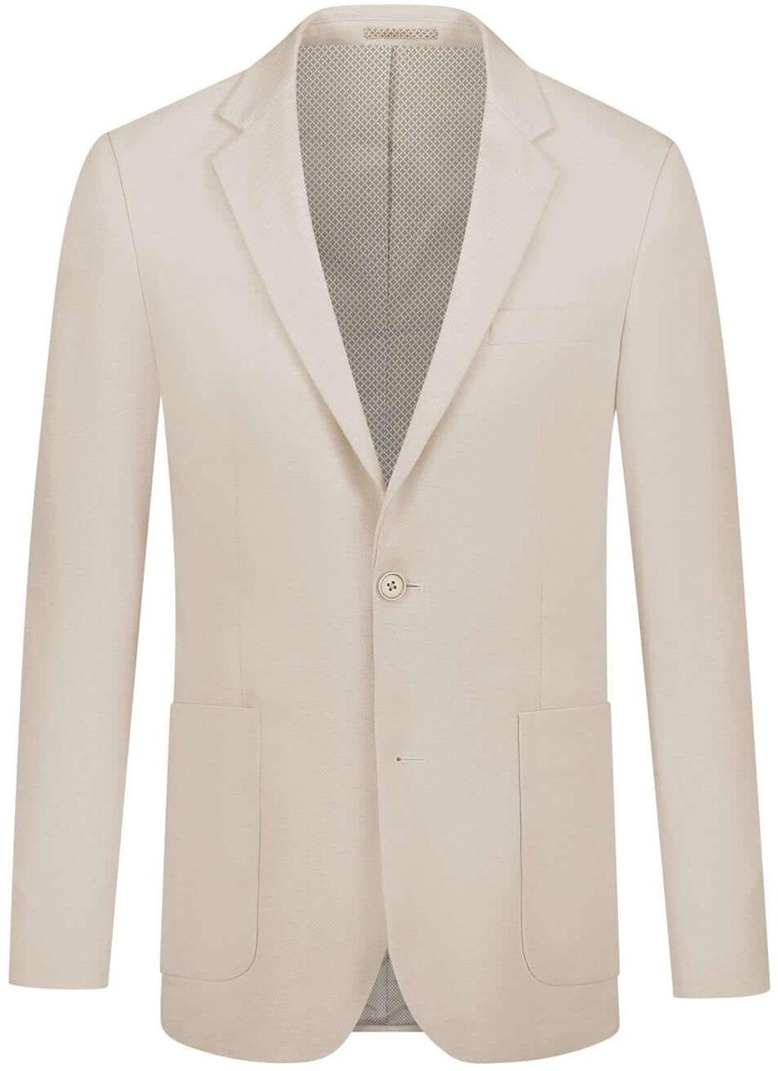 GENTS - Colbert stretch beige - Polyester - Beige - Maat M (98)