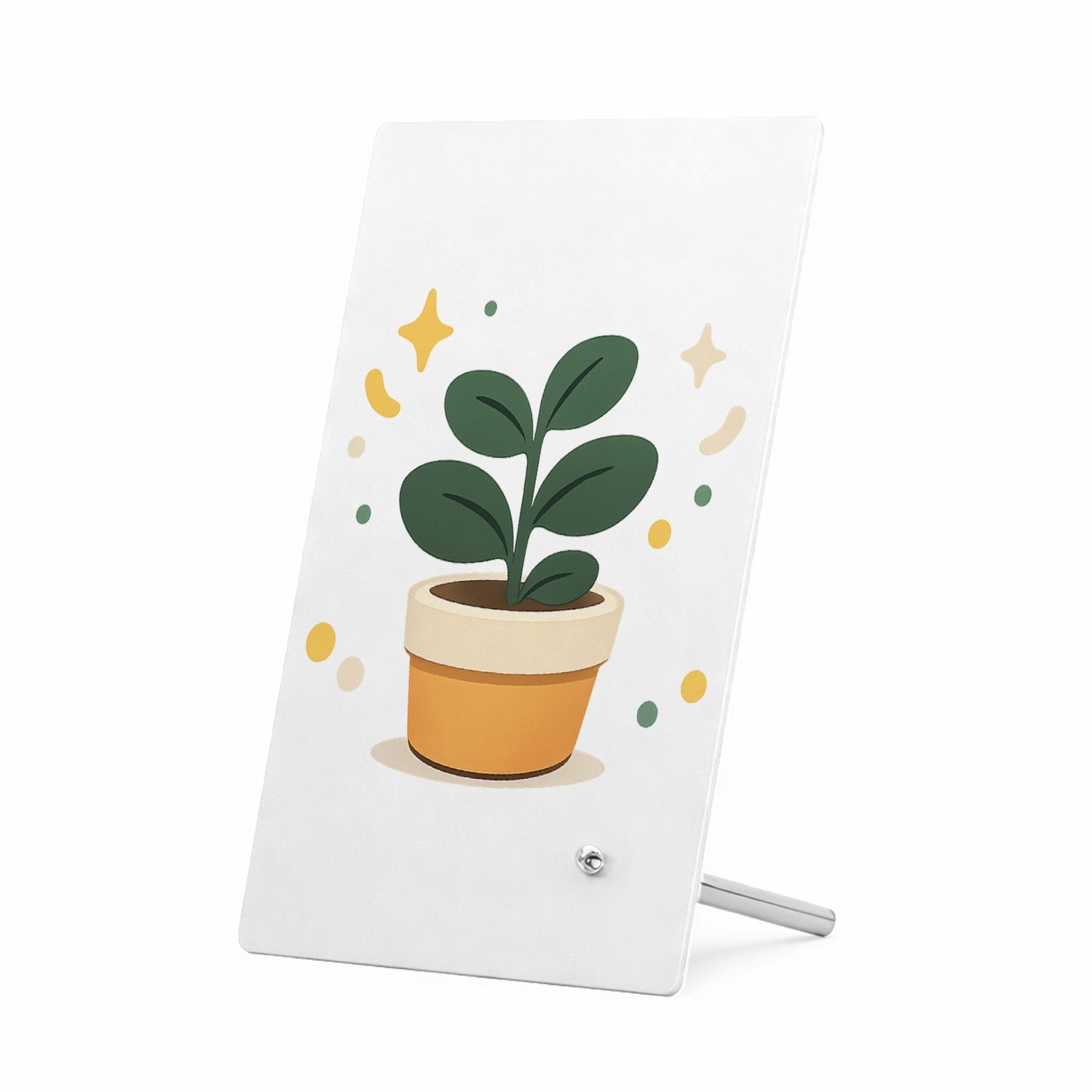 Mr Cadeautjes Glasframe 11 x 16 - design Een vrolijke bedankmok met een kleine, centraal geplaatste i | cadeau Wit