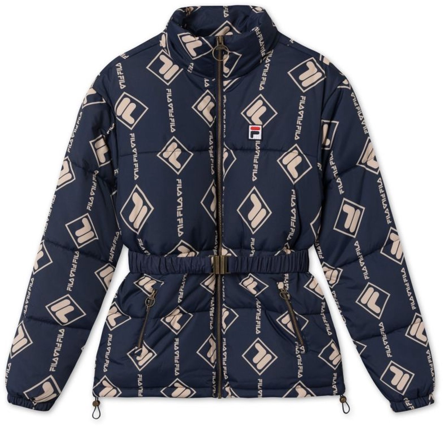 Fila Women Avventuro Aop puff jacket 687866-A696 Jas dames S Blauw