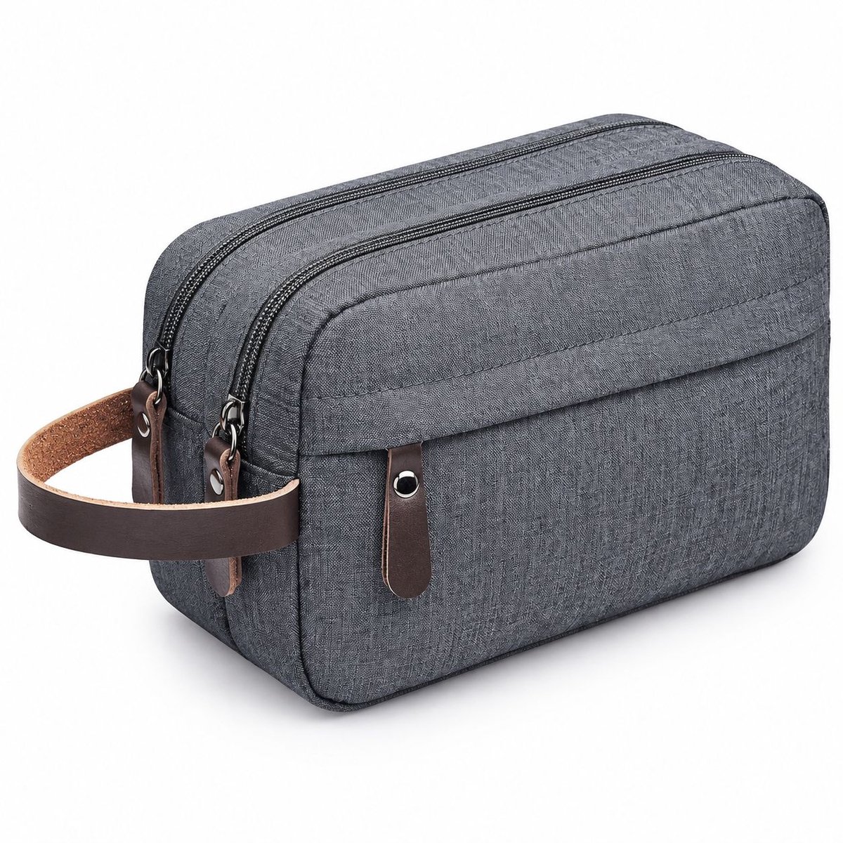 VHV - Toilettas - Grijs - Reistoilettas - Reisaccessoires - Make-uptas - Cadeau - Unisex - op reis
