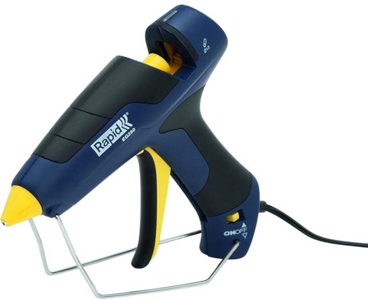 Lijmpistool - Smeltlijmpistool - Voor intensief gebruik - Snelle opwarming - 12 mm - Blauw