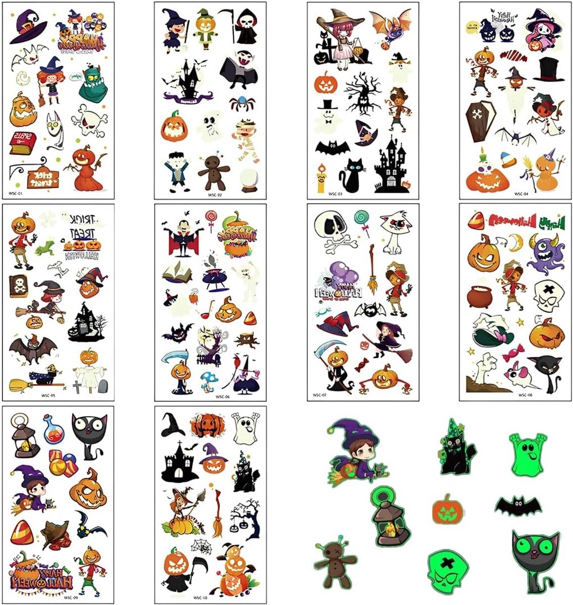 Tijdelijke Tatoeages Voor Kinderen, Waterbestendig, Voor Halloween, Feest Of Cosplay