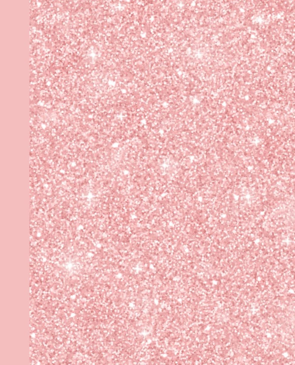 Notebook: Sparkle Light Pink Glitter Composition Book College Ruled Pages - ShopVlot