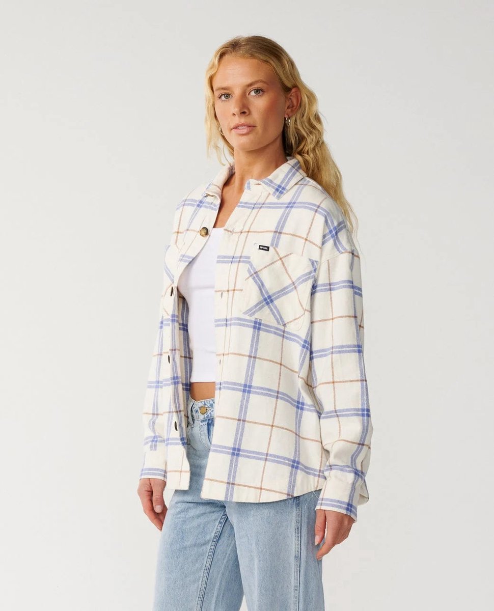 Rip Curl Venture Flannel Shirt - Bone
