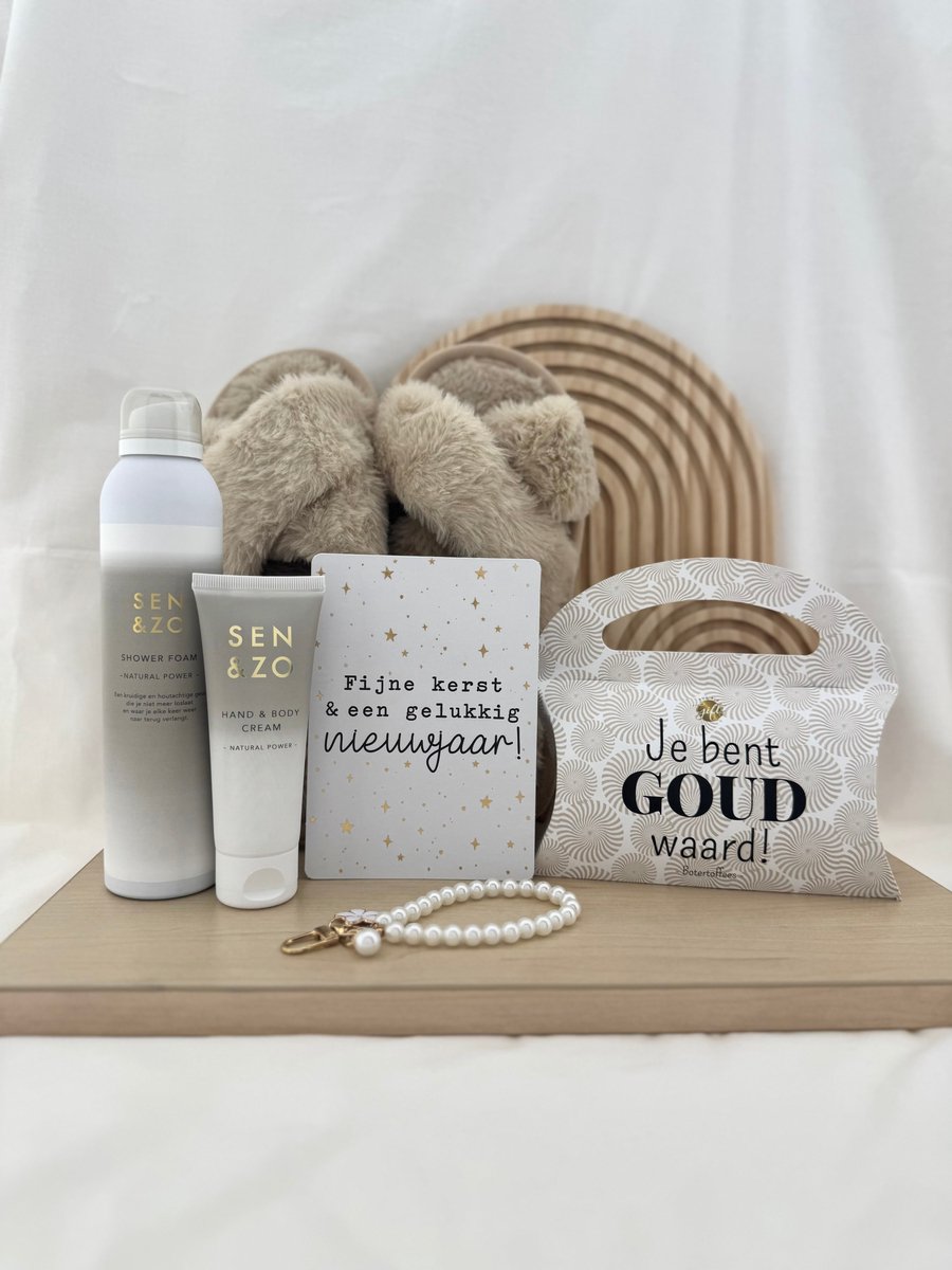 Kerst •Cadeaupakket Dames• Sen&Zo Cosy - 38-39 - Cadeau voor Vrouwen - Perfect Gifts
