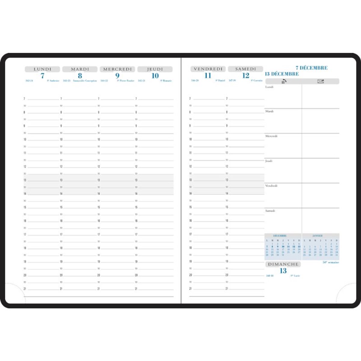 Exacompta Bureauagenda Horizons 20 Visuel, 150×210 mm, 3 stuks
