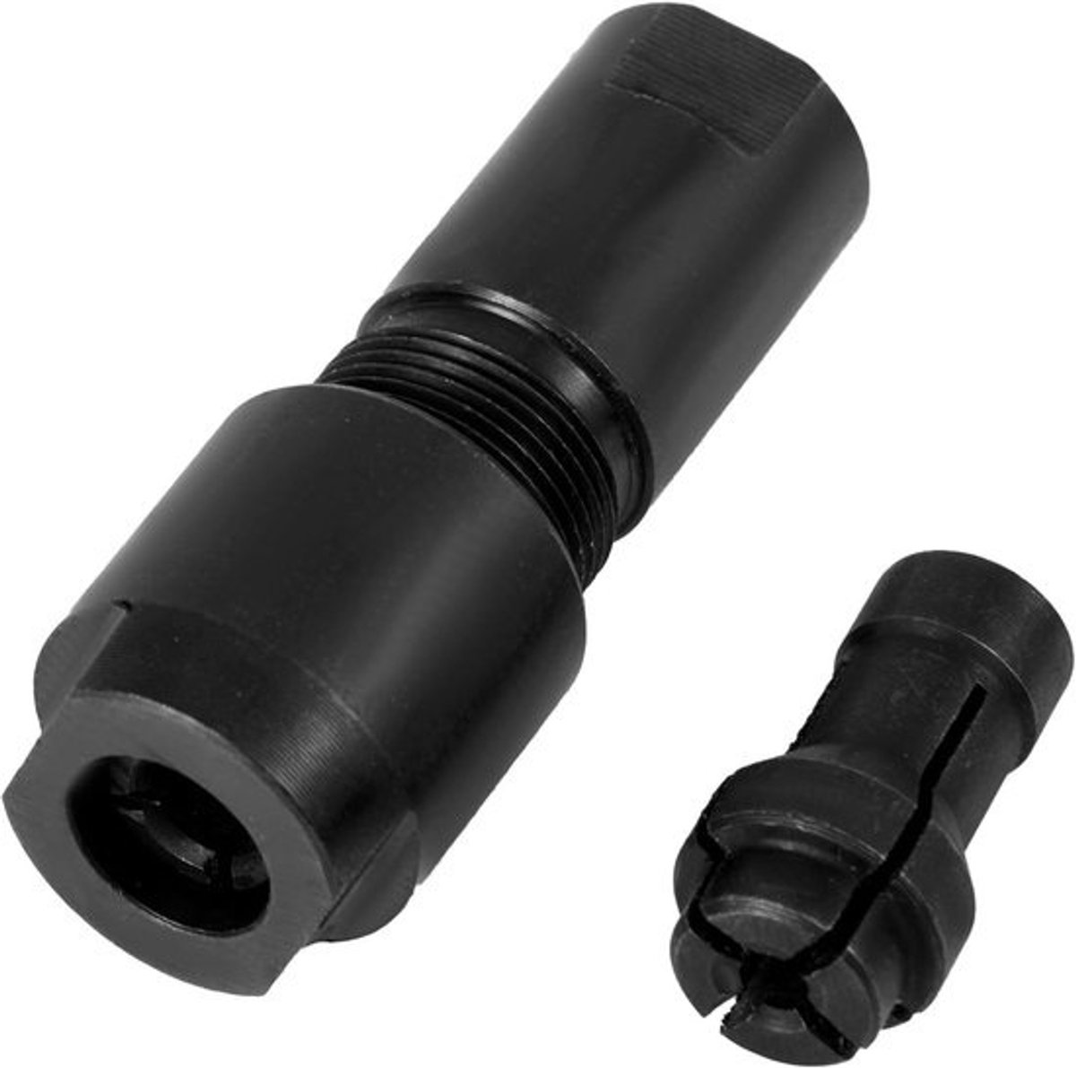 Booradapter voor slijper - Conversietool - Voor metaal, hout en steen - 3 mm 6 mm boorkop - 82 gram - Zwart
