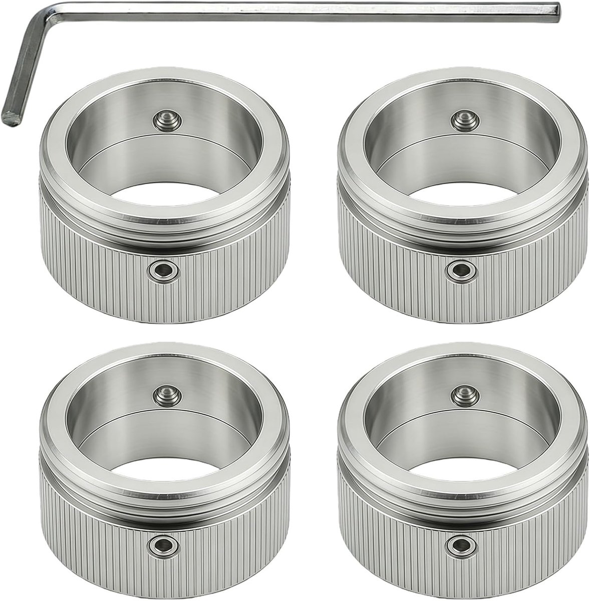 Set of 4 Radiator Thermostat Adapters Made of 304 Stainless Steel, M30 x 1.5 Heating Thermostat Adapter for Ra, Rav - ShopVlot