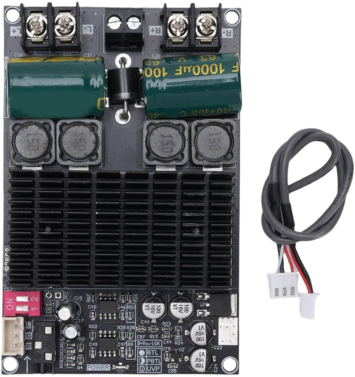 Eujgoov TPA3221 Amplifier Board 2.1 Channel 2 X 100W + 200W Subwoofer Hifi Audio Amplifier Module Pure Rear Amplifier - ShopVlot