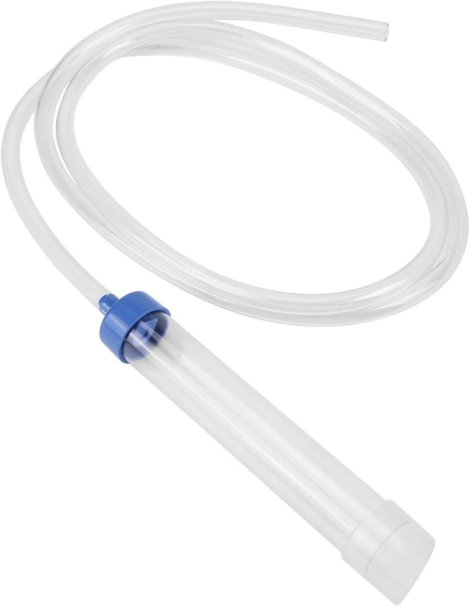 SnelShoppen - Mulm Piston Aquarium Handpomp Sifon met 1.5 m PVC Slang - Veilig voor Vissen - Ideaal voor Waterverversing en Filterzand Reinigen