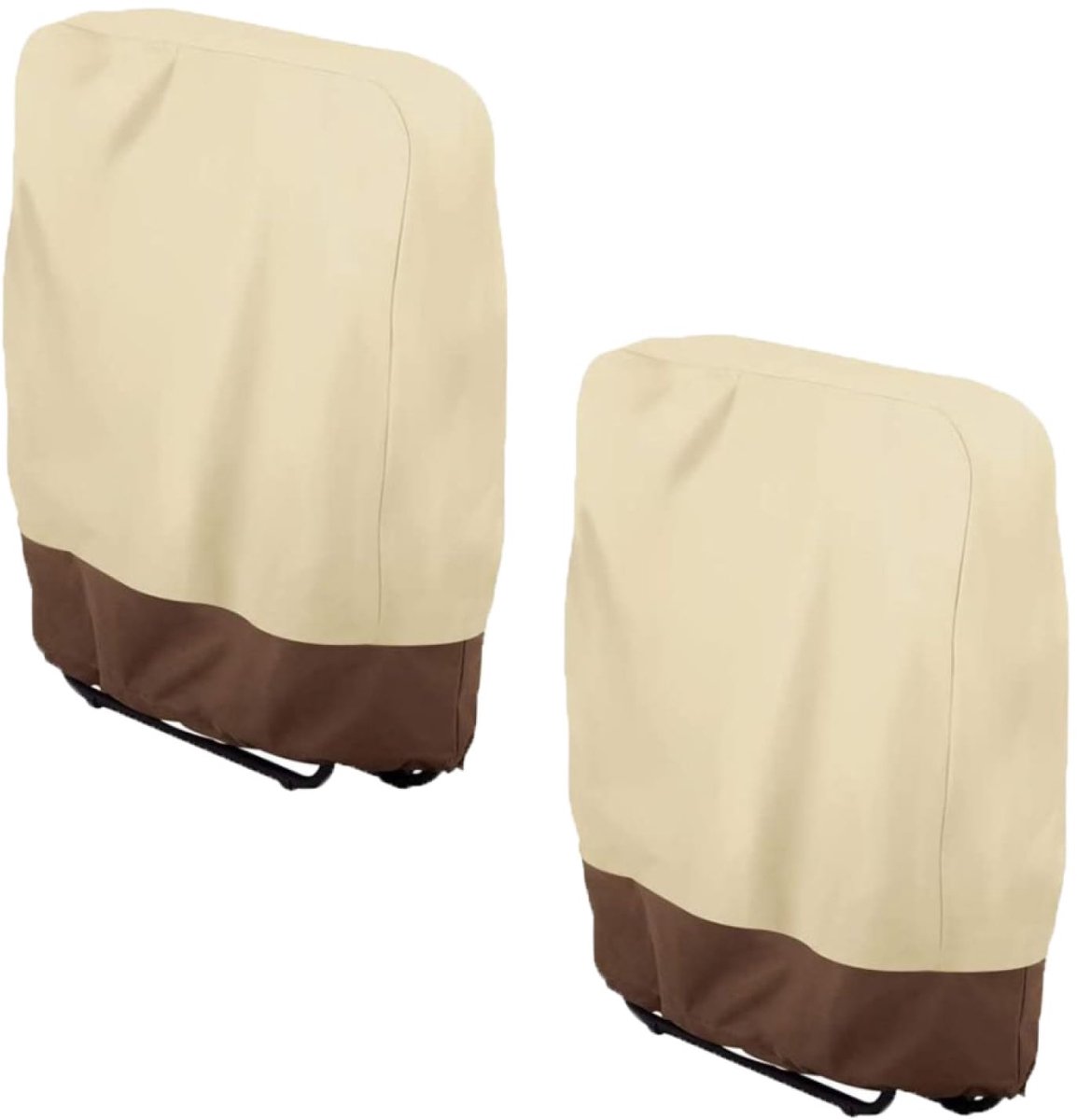 2 stuks tuinstoelhoezen waterdicht, Zero Gravity klapstoelhoezen, patio 28 inch B x 13 inch D x 43 inch H, waterdichte - ShopVlot