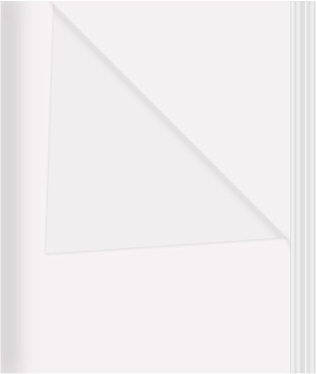 Zijdepapier, wit, 50 vellen, 50 x 70 cm, voor geschenkverpakkingen en doe-het-zelf - ShopVlot