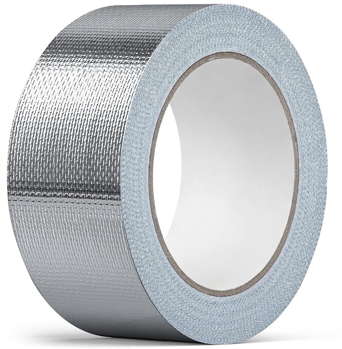 60mm x 20m Aluminium Tape met Glasvezelversterking voor Isolatie, Vochtbescherming en Metalen Afwerking, Geschikt voor HVAC Reparaties